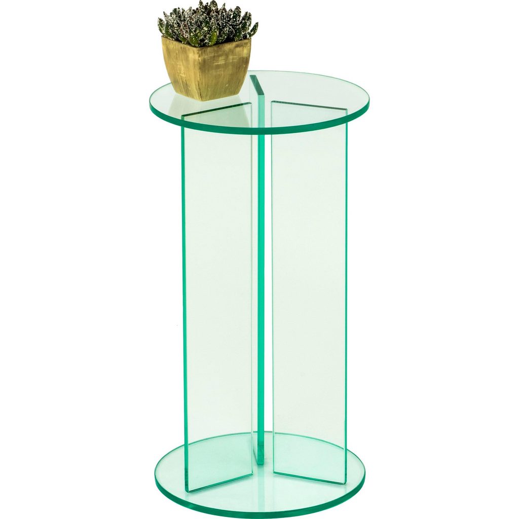 Paroli Lucca Blumentisch aus Klarglas
